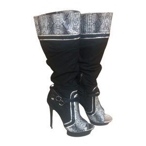 House of Dereon Platform Heel Boots